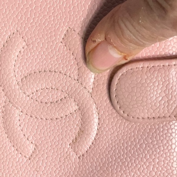 CHANEL Accessories - Beautiful pale pink Chanel use Luxe wallet low start nonrefundable